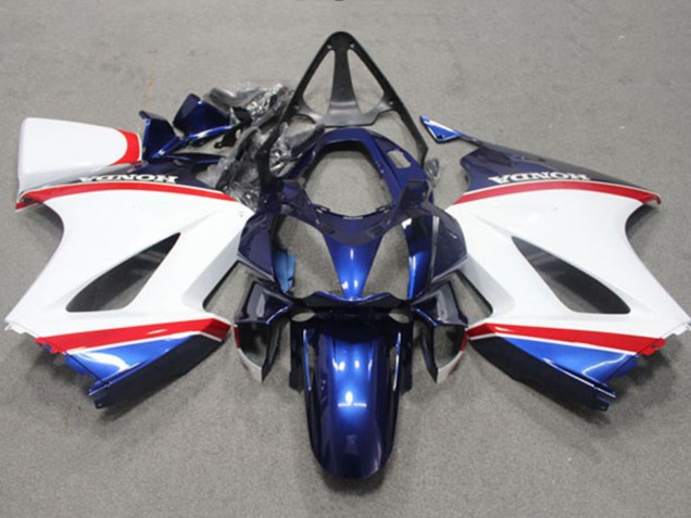 Großhandel Honda VFR 800 Motorrad Verkleidung 2002-2013 - Weiss Blau Rot