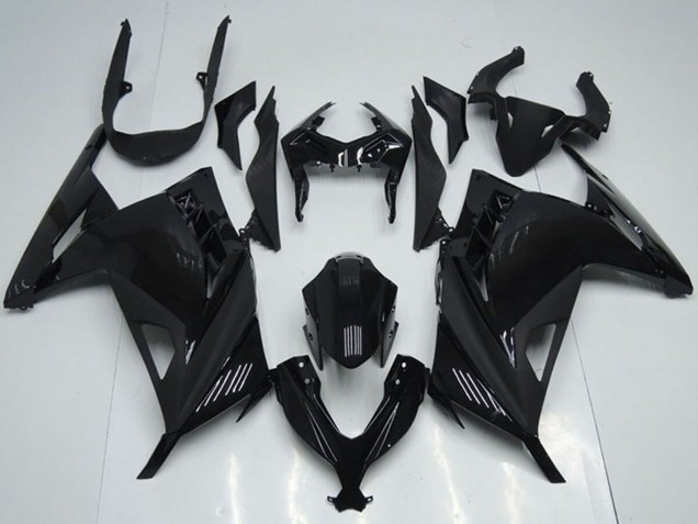 Großhandel Kawasaki ZX300R Motorrad Verkleidung 2013-2018 - Glanzendes Schwarz