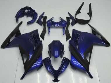Großhandel Kawasaki ZX300R Motorrad Verkleidung 2013-2018 - Blau Schwarz