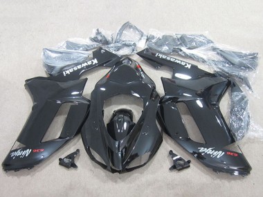 Großhandel Kawasaki ZX6R Motorrad Verkleidung 2007-2008 - Schwarz Ninja 636