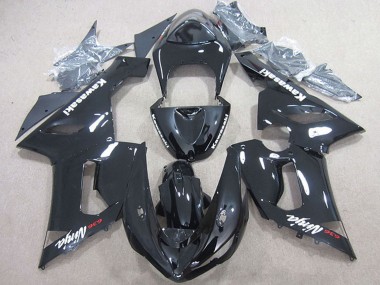 Großhandel Kawasaki ZX6R Motorrad Verkleidung 2005-2006 - Glanzendes Schwarz