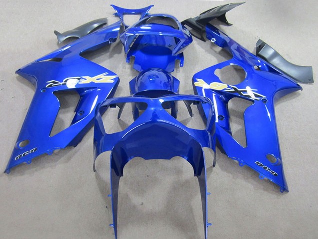 Großhandel Kawasaki ZX6R Motorrad Verkleidung 2003-2004 - Blau
