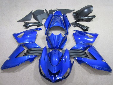 Großhandel Kawasaki ZX14R ZZR1400 Motorrad Verkleidung 2006-2011 - Blau
