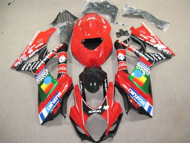 Großhandel Suzuki GSXR 600 Motorrad Verkleidung 2004-2005 - Rot Blau Grun Schwarz JOMO
