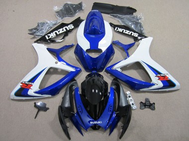 Großhandel Suzuki GSXR 600 Motorrad Verkleidung 2006-2007 - Weiss Blau Schwarz Rot