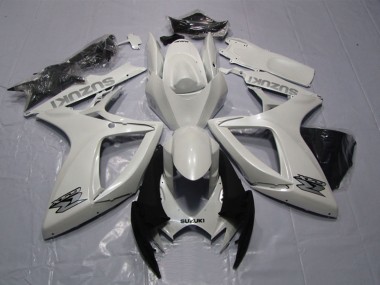 Großhandel Suzuki GSXR 600 Motorrad Verkleidung 2006-2007 - Weiss