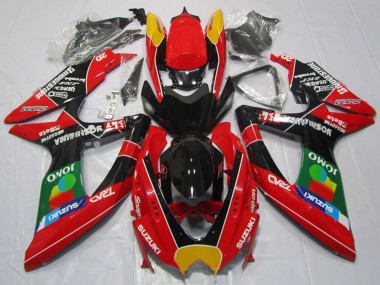 Großhandel Suzuki GSXR 600 Motorrad Verkleidung 2008-2010 - Rot Orange Blau Grun Schwarz JOMO
