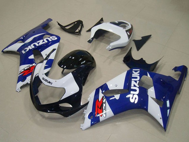 Großhandel Suzuki GSXR 750 Motorrad Verkleidung 2001-2003 - Blau Weiss