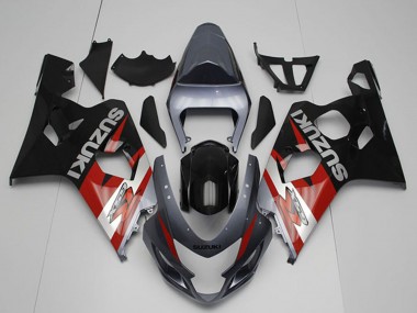 Großhandel Suzuki GSXR 750 Motorrad Verkleidung 2004-2005 - Silber Grau Rot Schwarz
