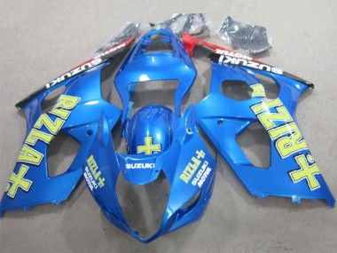 Großhandel Suzuki GSXR 1000 Motorrad Verkleidung 2003-2004 - Blau Gelb Schwarz Rizla
