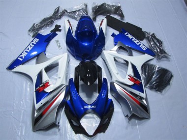 Großhandel Suzuki GSXR 1000 Motorrad Verkleidung 2007-2008 - Blau Weiss Rot