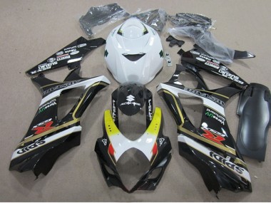 Großhandel Suzuki GSXR 1000 Motorrad Verkleidung 2007-2008 - Weiss Gelb Rot Schwarz