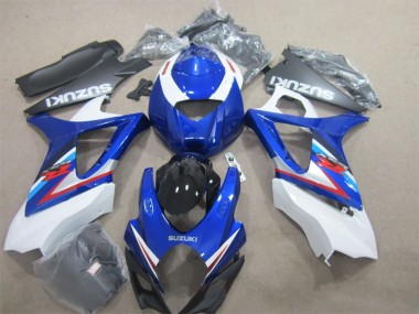 Großhandel Suzuki GSXR 1000 Motorrad Verkleidung 2007-2008 - Weiss Blau Rot