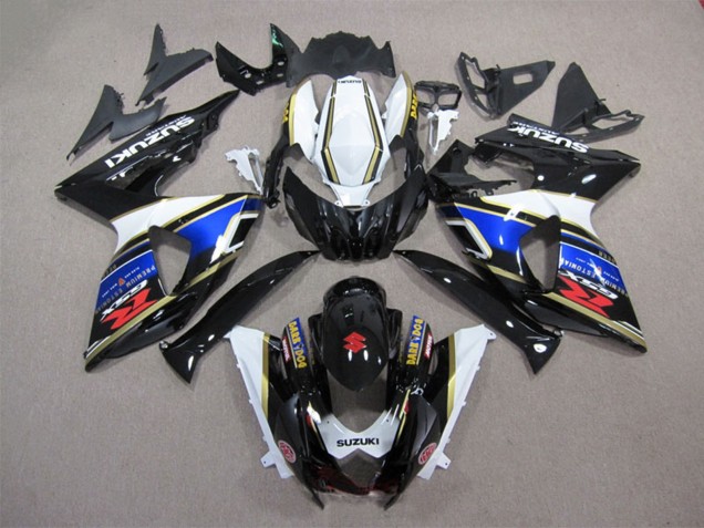 Großhandel Suzuki GSXR 1000 Motorrad Verkleidung 2009-2016 - Weiss Blau Schwarz Dunkel Dog