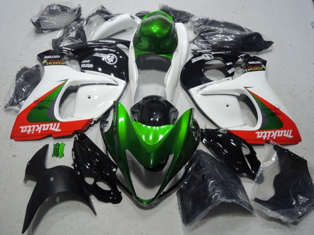 Großhandel Suzuki GSXR 1300 Hayabusa Motorrad Verkleidung 2008-2020 - Weiss Grun Rot Makita