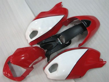 Großhandel Ducati Monster 696 Motorrad Verkleidung 2008-2012 - Weiss Rot