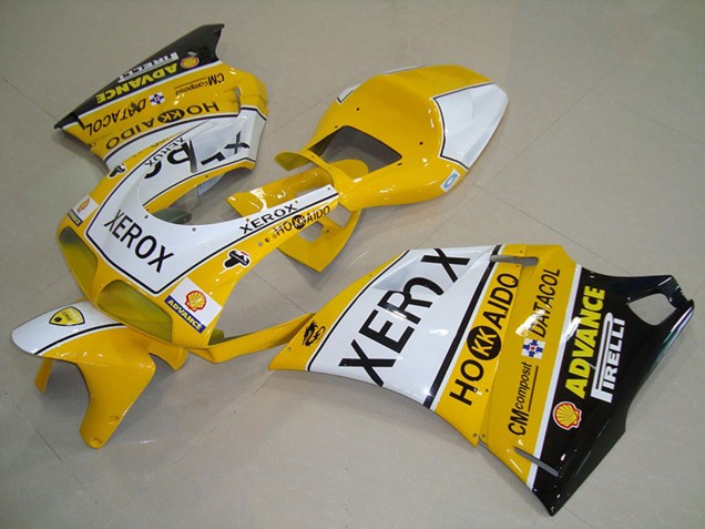 Großhandel Ducati 748 916 996 996S Motorrad Verkleidung 1993-2005 - Weiss Gelb Glanzendes Schwarz Xerox