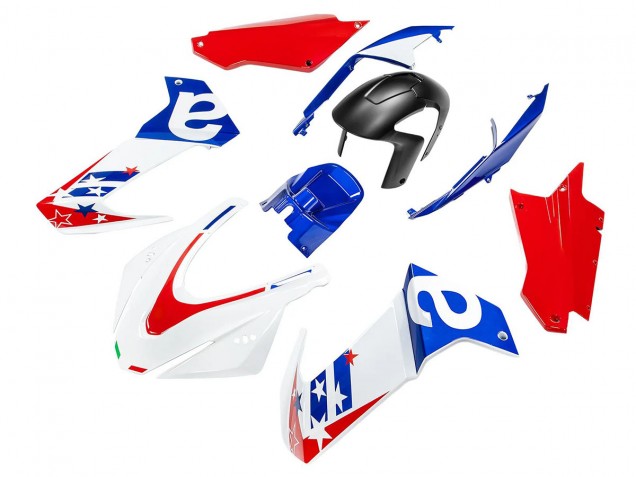 Großhandel Aprilia RS660 Motorrad Verkleidung 2020-2024 - Weiss Blau Rot