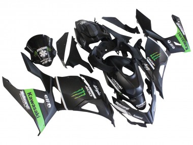 Großhandel Kawasaki EX400 Motorrad Verkleidung 2018-2024 - Matt Schwarz Grun Monster Showr Schnee