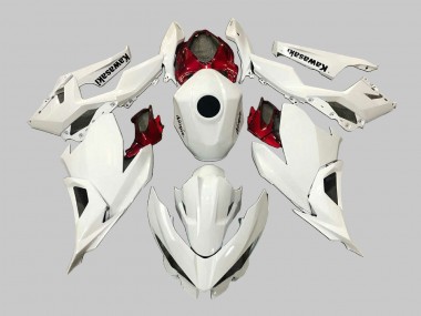 Großhandel Kawasaki EX400 Motorrad Verkleidung 2018-2024 - Weiss Rot Schwarz
