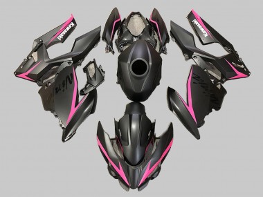 Großhandel Kawasaki EX400 Motorrad Verkleidung 2018-2024 - Matt Schwarz Rosa