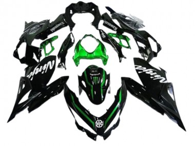 Großhandel Kawasaki EX400 Motorrad Verkleidung 2018-2024 - Glanzendes Schwarz Grun Monster