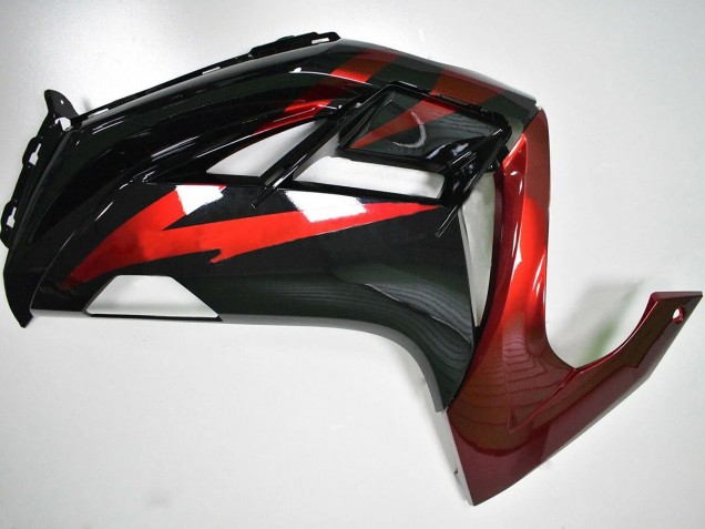 Großhandel Kawasaki EX650 Motorrad Verkleidung 2012-2016 - Rot Glanzendes Schwarz