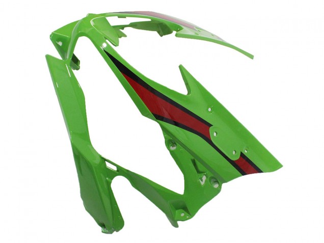 Großhandel Kawasaki ZX6R Motorrad Verkleidung 2019-2022 - Grun Glanzendes Schwarz Weiss Rot