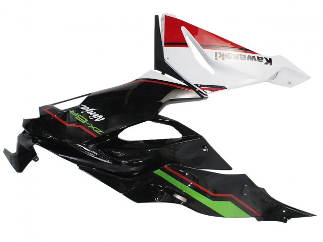 Großhandel Kawasaki ZX6R Motorrad Verkleidung 2019-2022 - Grun Glanzendes Schwarz Weiss Rot