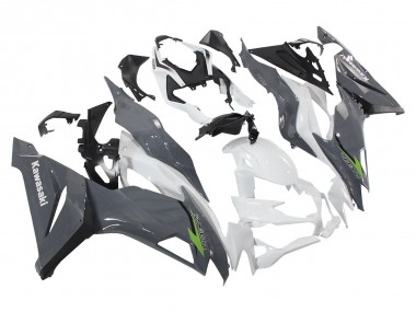 Großhandel Kawasaki ZX6R Motorrad Verkleidung 2019-2022 - Weiss Grau Grun