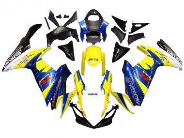 Großhandel Suzuki GSXR 600/750 Motorrad Verkleidung 2011-2024 - Gelb Blau Weiss Schwarz Corona Extra Alstare