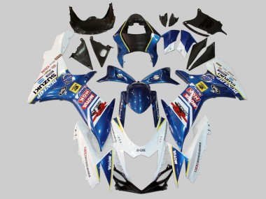 Großhandel Suzuki GSXR 600/750 Motorrad Verkleidung 2011-2024 - Weiss Blau Rot Gelb Motul Dunlop