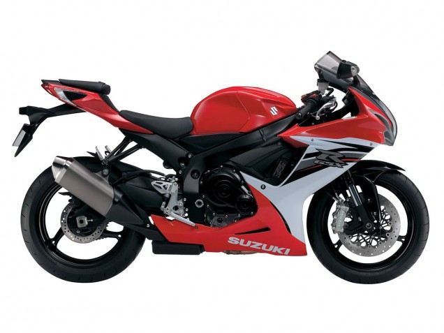 Großhandel Suzuki GSXR 600/750 Motorrad Verkleidung 2011-2024 - Rot Weiss Schwarz