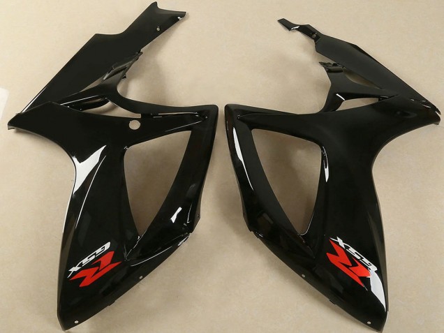 Großhandel Suzuki GSXR 600/750 Motorrad Verkleidung 2006-2007 - Glanzendes Schwarz