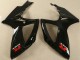 Großhandel Suzuki GSXR 600/750 Motorrad Verkleidung 2006-2007 - Glanzendes Schwarz