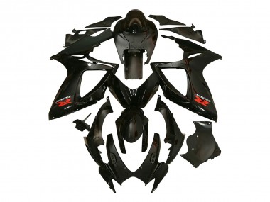 Großhandel Suzuki GSXR 600/750 Motorrad Verkleidung 2006-2007 - Glanzendes Schwarz