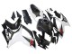 Großhandel Suzuki GSXR 600/750 Motorrad Verkleidung 2006-2007 - Schwarz Weiss Carbonfaser Stil