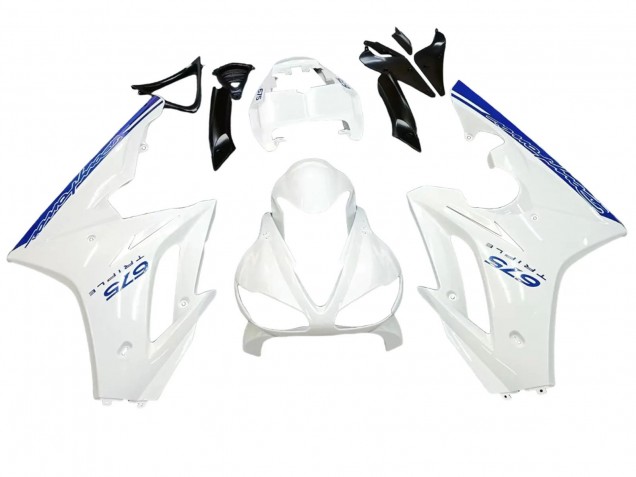 Großhandel Triumph Daytona 675 Motorrad Verkleidung 2006-2008 - Weiss Blau