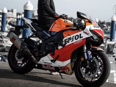 Großhandel Honda CBR1000RR Motorrad Verkleidung 2017-2023 - Orange Weiss Rot Glanzendes Schwarz Repsol Red Bull