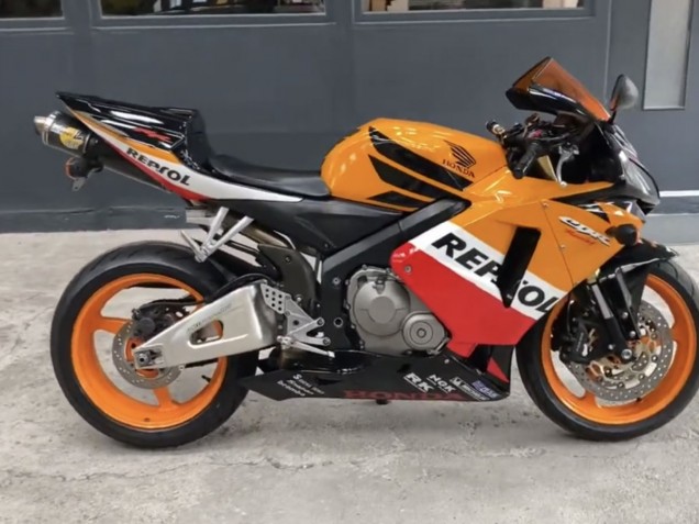 Großhandel Honda CBR600RR Motorrad Verkleidung 2005-2006 - Schwarz Orange Weiss Rot Repsol