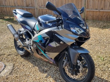 Großhandel Kawasaki Ninja ZX9R Motorrad Verkleidung 2002-2003 - Blau Silber