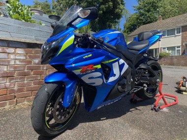 Großhandel Suzuki GSXR 1000 Motorrad Verkleidung 2009-2016 - Blau Grun Weiss
