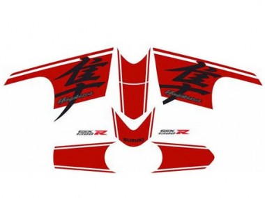 Großhandel Suzuki GSXR 1300 Hayabusa Motorrad Verkleidung 2008-2020 - Glanzendes Schwarz Rot