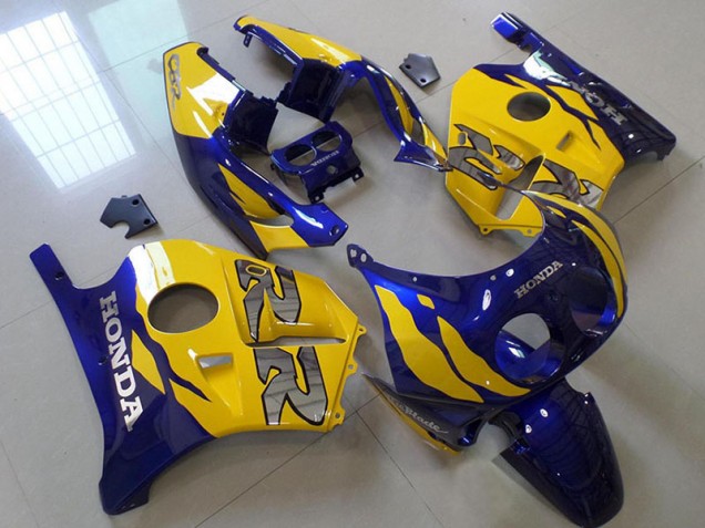 Großhandel CBR 250 RR MC22 1991-1998 Motorrad Verkleidungen - Blau Gelb Großhandel CBR 250 RR MC22 1991-1998 Motorrad Verkleidungen - Blau Gelb