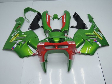 Großhandel ZX9R 1994-1997 Motorrad Verkleidungen - Grün Rot