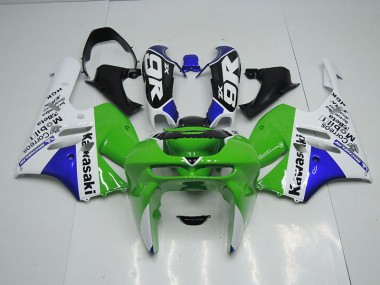 Großhandel ZX9R 1994-1997 Motorrad Verkleidungen - Grün Weiß
