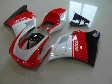 Großhandel Ducati 748 916 996 996S 1993-2005 Motorrad Verkleidung - Rot Weiß