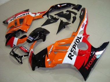 Großhandel CBR 600 F3 1995-1998 Motorrad Verkleidung - Schwarz Orange Repsol