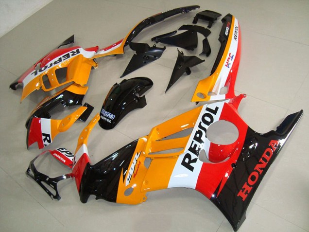 Großhandel CBR 600 F3 1995-1998 Motorrad Verkleidungen - Orange Schwarz Repsol Großhandel CBR 600 F3 1995-1998 Motorrad Verkleidungen - Orange Schwarz Repsol