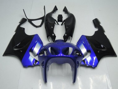Großhandel ZX7R 1996-2003 Motorrad Verkleidungen - Blau und Schwarz